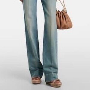 Christian Louboutin Pyraclou 100 Rose Gold Leather Espadrilles Size 11 EU 41